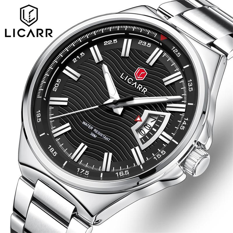 LICARR Brand Waterproof Men's Watch Original Date