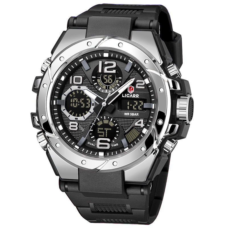 LICARR Sports Waterproof Multifunctional Men's Watch