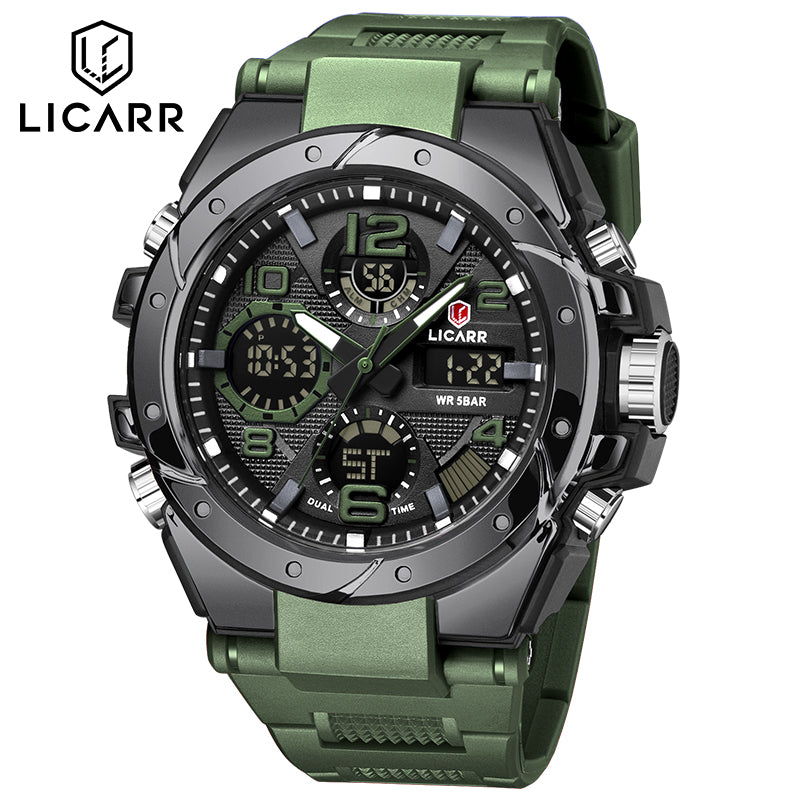 LICARR Sports Waterproof Multifunctional Men's Watch