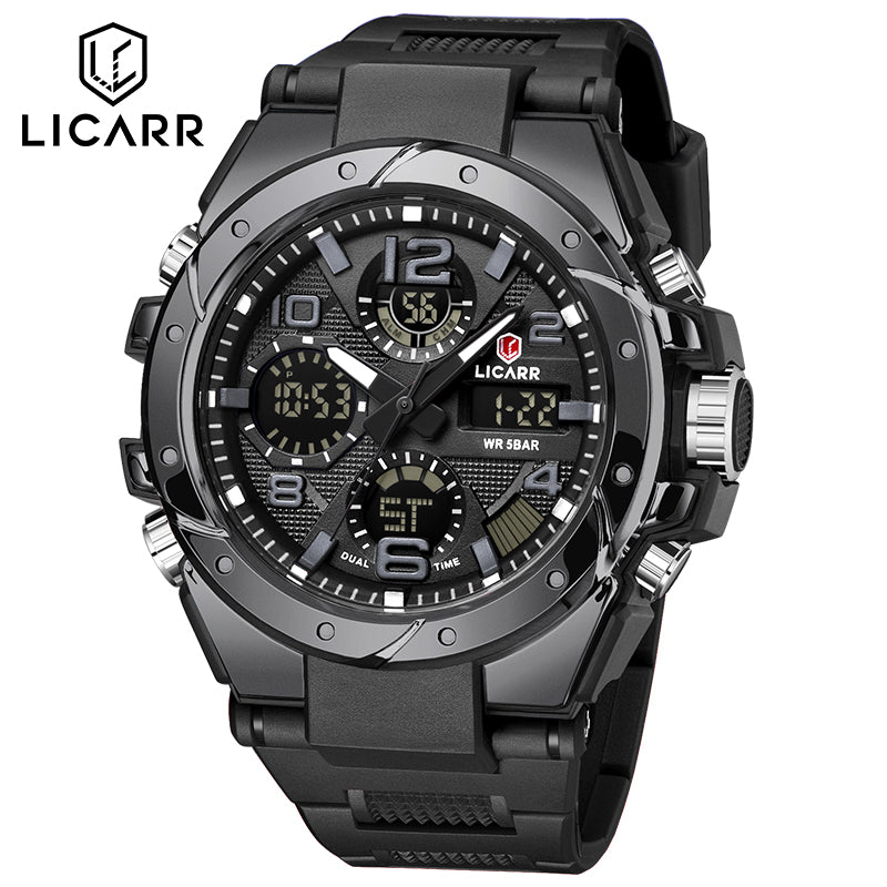 LICARR Sports Waterproof Multifunctional Men's Watch