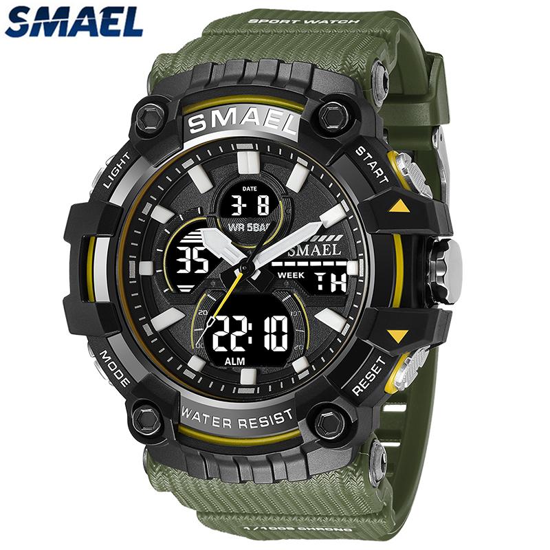 SMAEL Sports Digital Quartz Waterproof Men's Watches