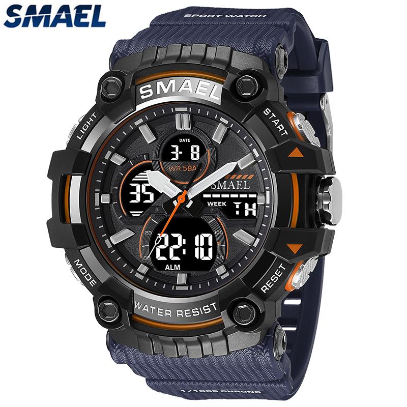 SMAEL Sports Digital Quartz Waterproof Men's Watches