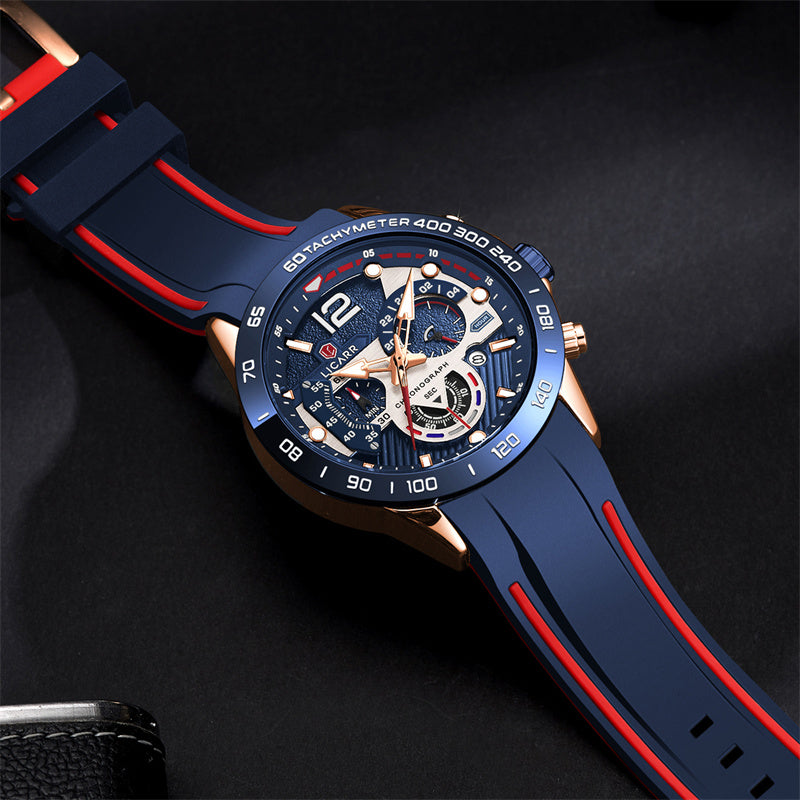 LICARR Watch - Chronograph Functionality & Durability - 30M Waterproof for Daily Life