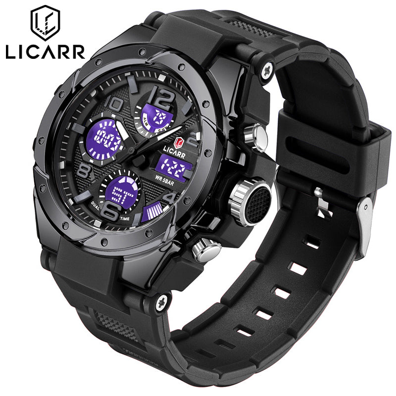 LICARR Sports Waterproof Multifunctional Men's Watch