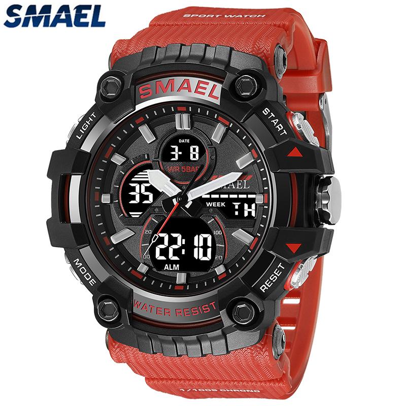 SMAEL Sports Digital Quartz Waterproof Men's Watches