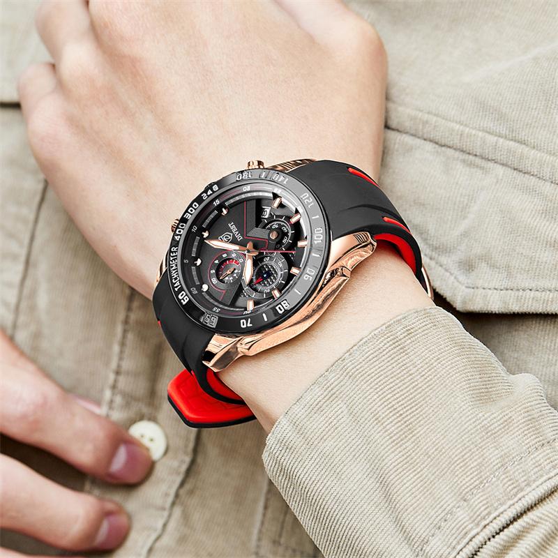 DIVEST Top Brand Men's Watches Original Business Fashion Casual Sport Quartz Lumninous Men Watch Waterproof Date 9023