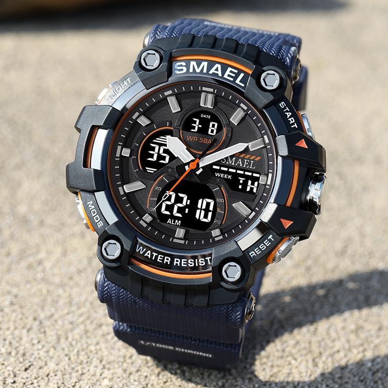 SMAEL Sports Digital Quartz Waterproof Men's Watches